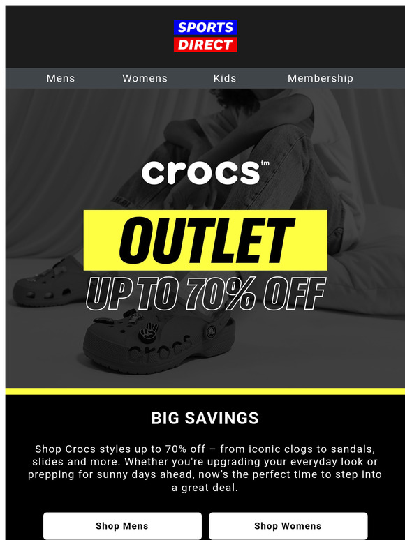 Step into savings | Outlet Crocs