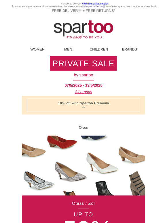 ✨Discover our exlusive offers on , Yurban, Otess / Zoï, Irregular Choice and MTNG with free delivery