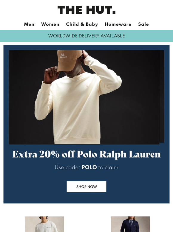 Exclusive | Extra 20% off Polo Ralph Lauren