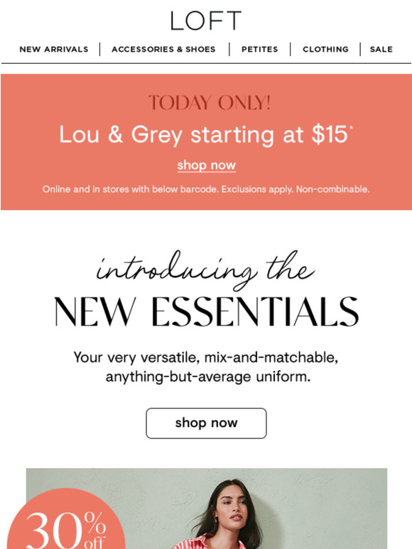 Today’s treat: Lou & Grey starting at $15