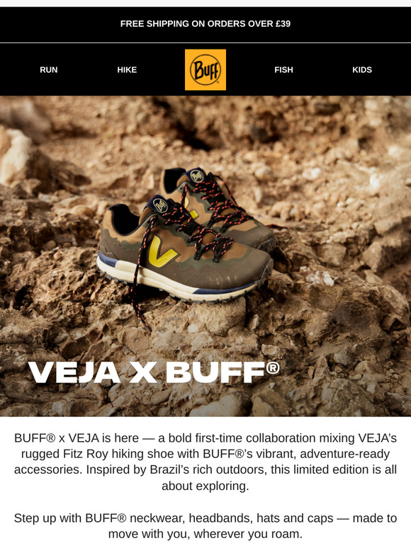 👟 Trail Ready: BUFF® x VEJA Collaboration!