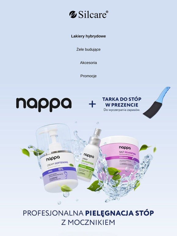 🦶 Zadbaj o stopy z Nappa – odbierz tarkę GRATIS! 🎁