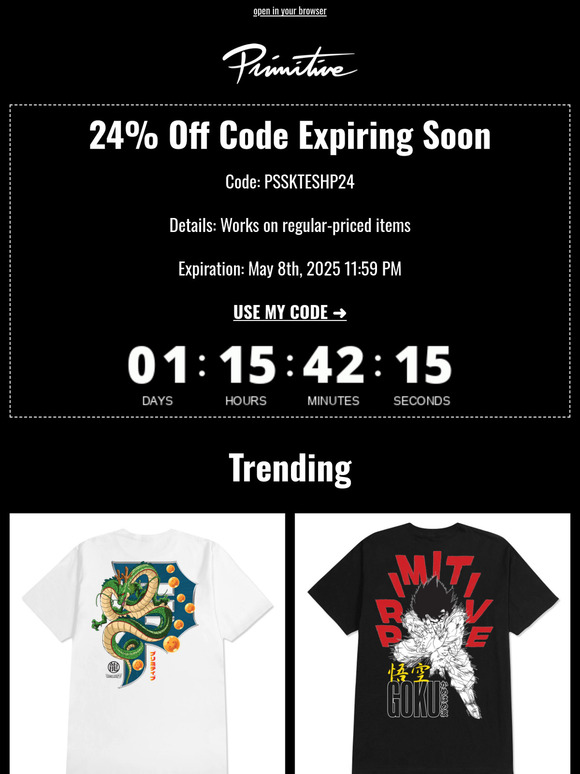 Final Reminder | Your 24% Off Code is Expiring