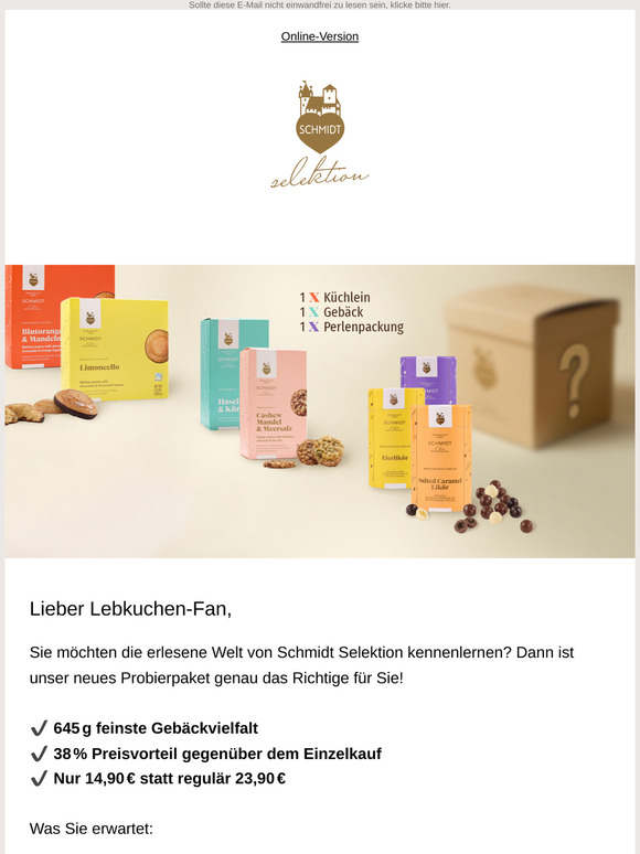 🎉 38 % sparen & genießen: Unser exklusives Probierpaket für nur 14,90 €