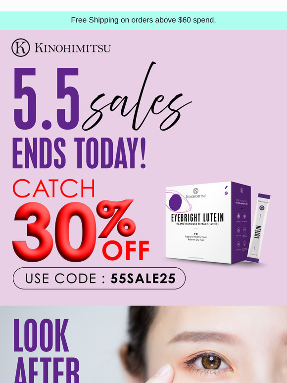 👁️✨ Blink and You’ll Miss It - 5.5 Mega Sale Ends Tonight!