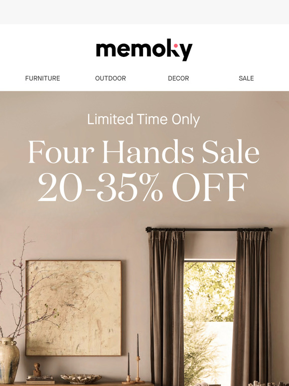 Four Hands Favorites Just Dropped — Save 20 to 35% + Extra $50 Off