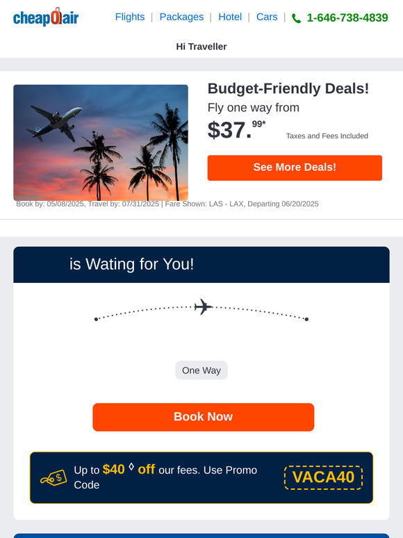 ✈ Budget-Friendly Deals!  Fly from $37.99