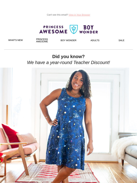 25% off for Teachers!