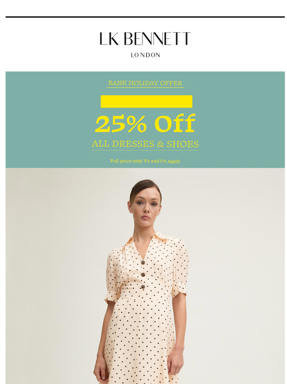 Ends Tomorrow | 25% Off Dresses & Shoes