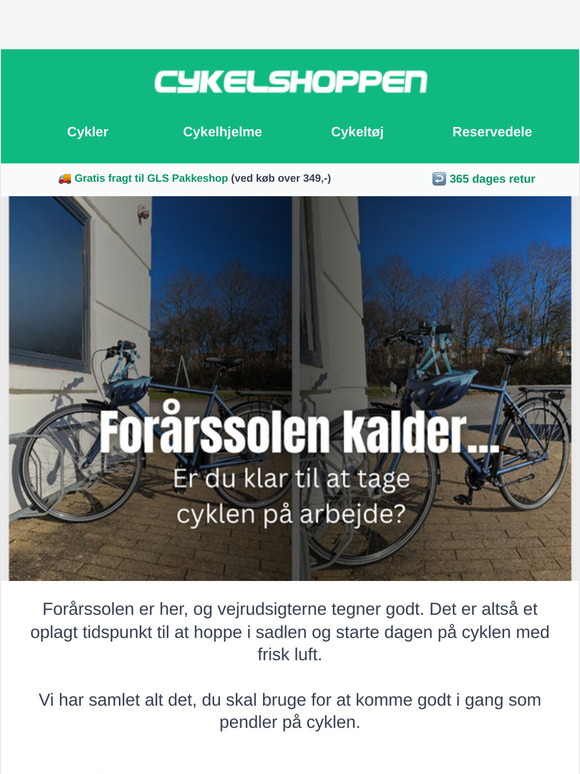 Er du klar til at tage cyklen på arbejde? 🚴🏼