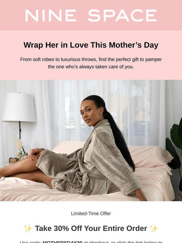 ✨ Give Her the Comfort She Deserves – 30% Off for Mother’s Day