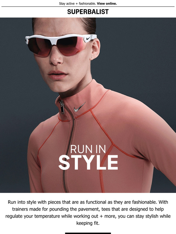 —, run in style with these sleek picks