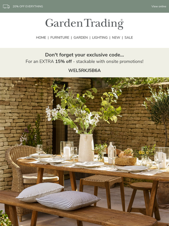 Summer’s calling – 20% OFF EVERYTHING