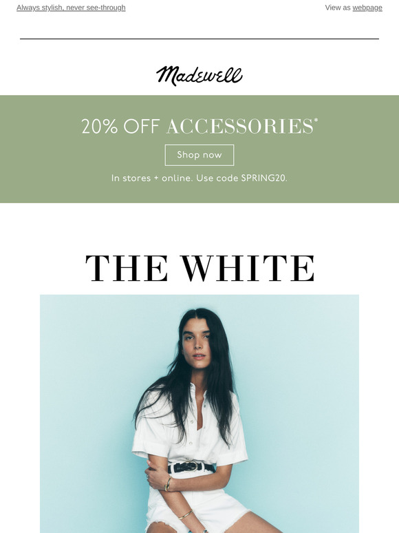 The white denim effect