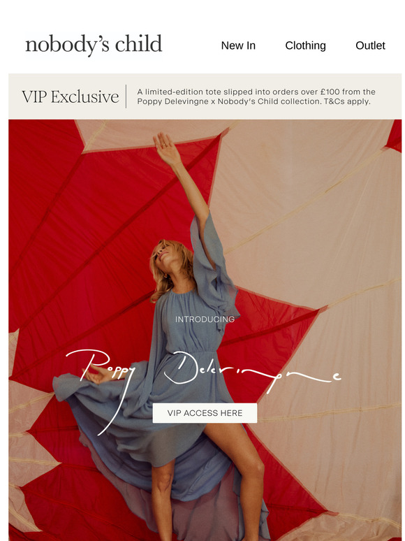 Poppy Delevingne x Nobody's Child