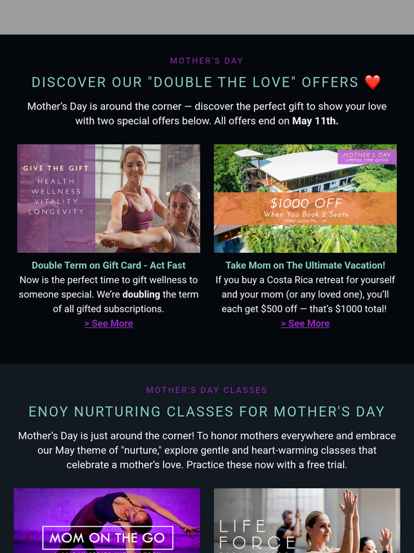 🎁 A Free Series & Celebrate Mother's Day with Nurturing Classes