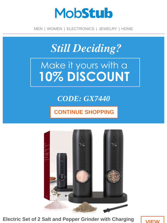 Get an Additional 10% Off That Deal You Were Looking For!