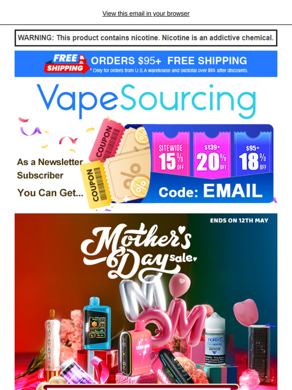 $99-$20, $169-$40 with $0 Shipping💝Mother's Day Sale Starts