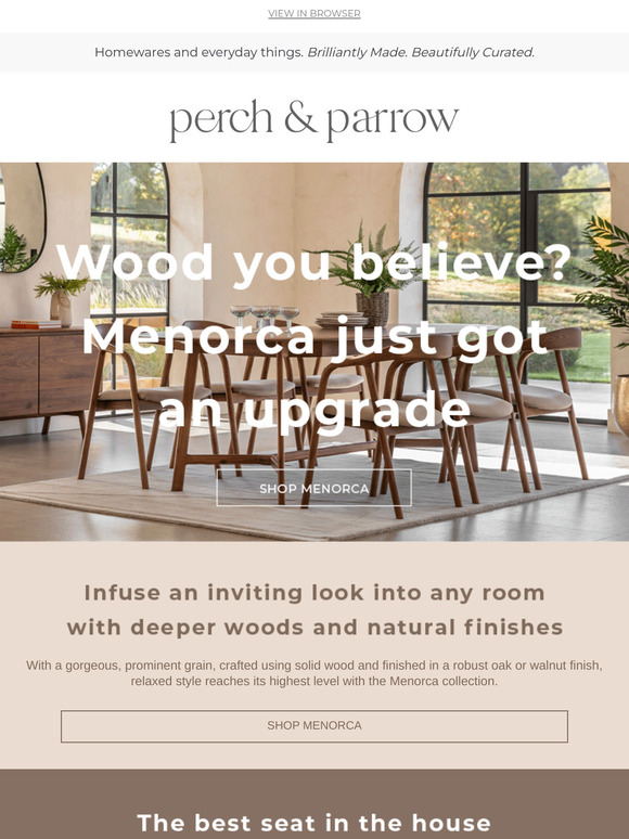 Wood you believe? Menorca just got an upgrade