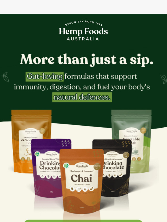 💚 Gut-loving drinks & broths? Take 20% off today!