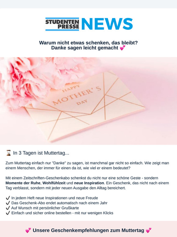 💐 Deine Mama verdient das Beste – Verschenke Lese-Glück zum Muttertag!