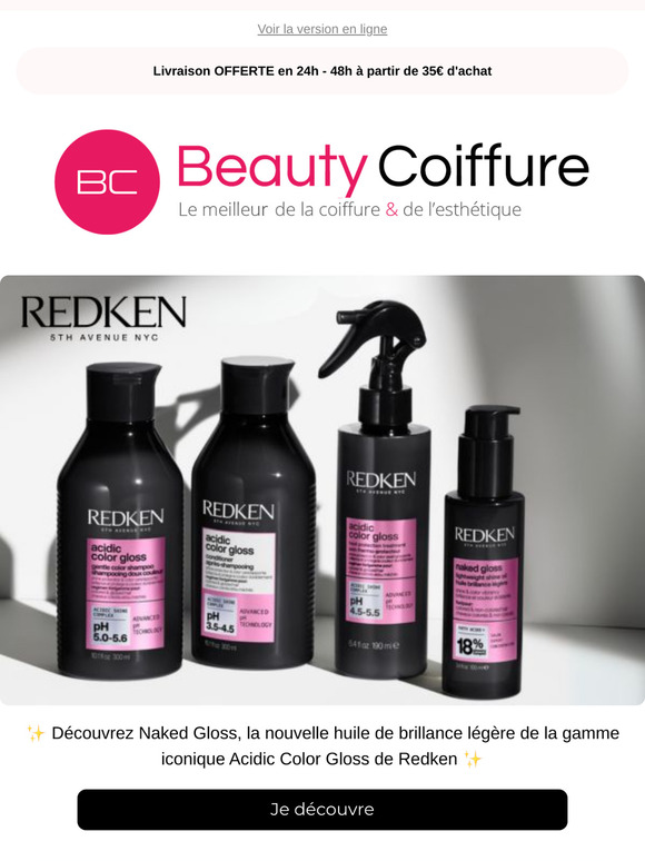 Naked Gloss : la nouvelle huile Redken pour une brillance inégalée ✨