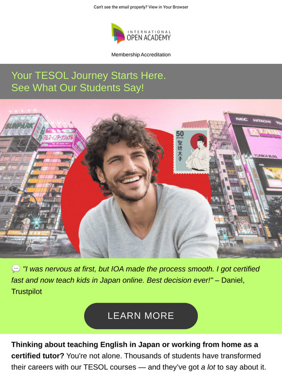 💬 Real Talk: Student Reviews on TESOL — Start Teaching from Home or in Japan