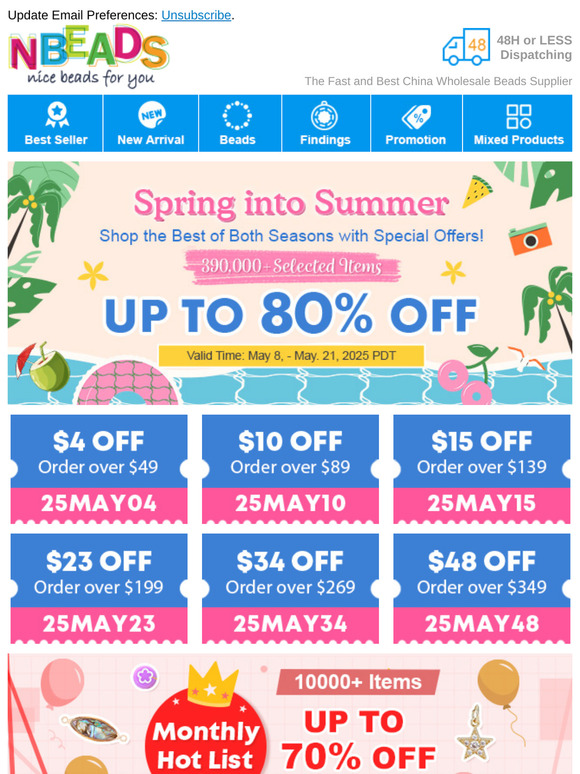 Shop the Best of Both Seasons with Special Offers! UP TO 80% OFF