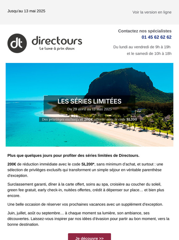 200€ offerts et des privilèges exclusifs