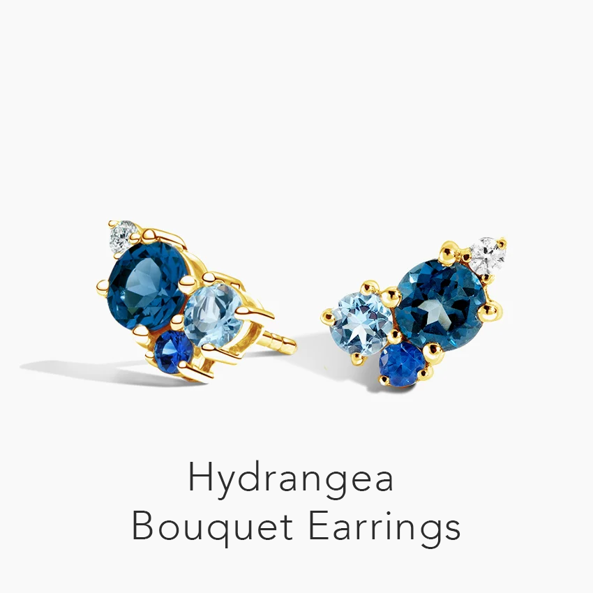 Hydrangea Bouquet Earrings