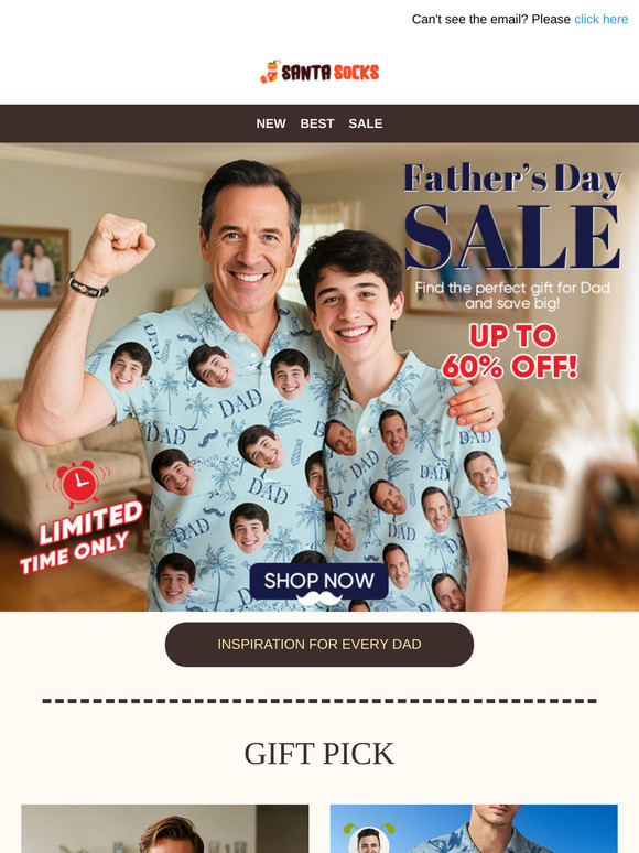 Get it in time for Father's Day! Show your appreciation this Father's Day