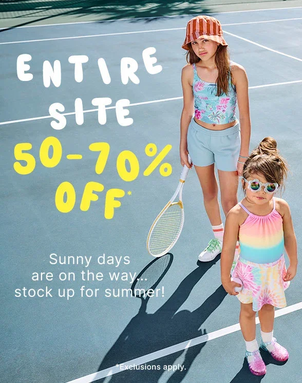 50-70% off Entire Site