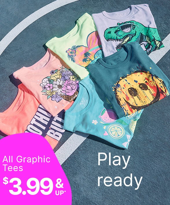 $3.99 & Up All Graphic Tees