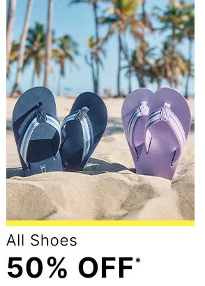 50% off All Shoes