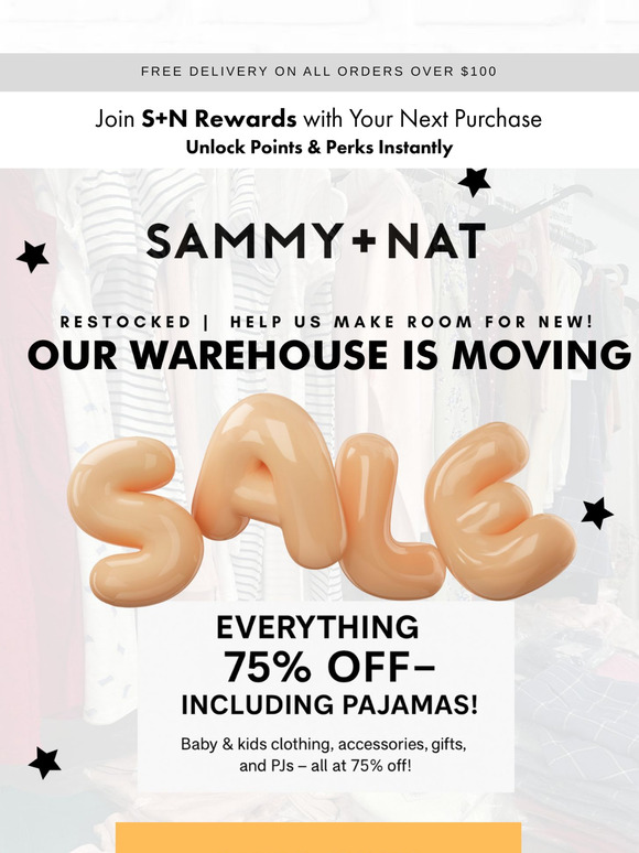 75% OFF SALE