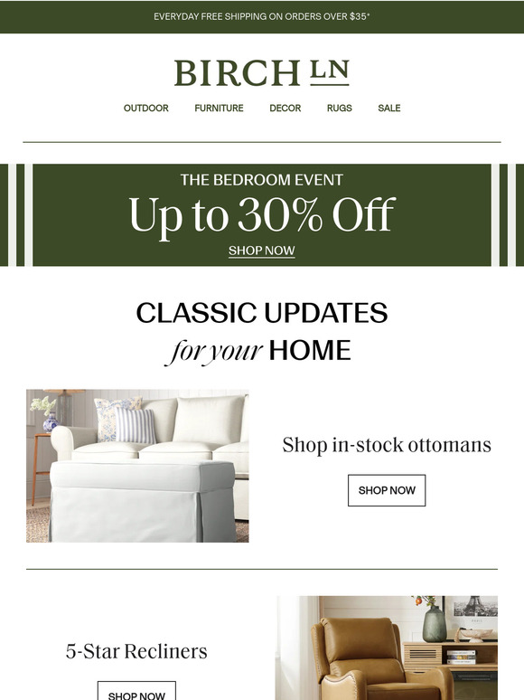 In-stock ottomans you'll love ➔