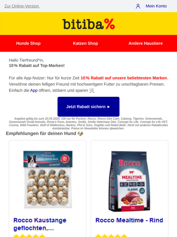 🔥 10 % Rabatt auf beliebte Marken!