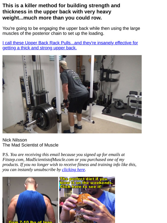 Get a MASSIVE, thick and strong upper back with this method...