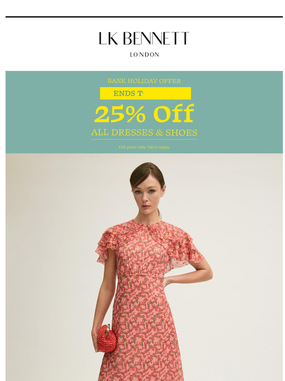 Ends Tonight | 25% Off All Dresses & Shoes