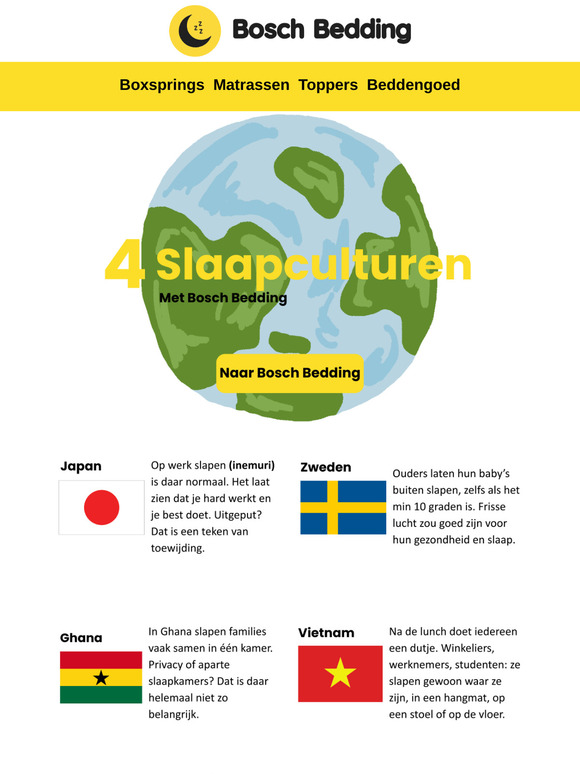 Ontdek de verschillende slaapculturen