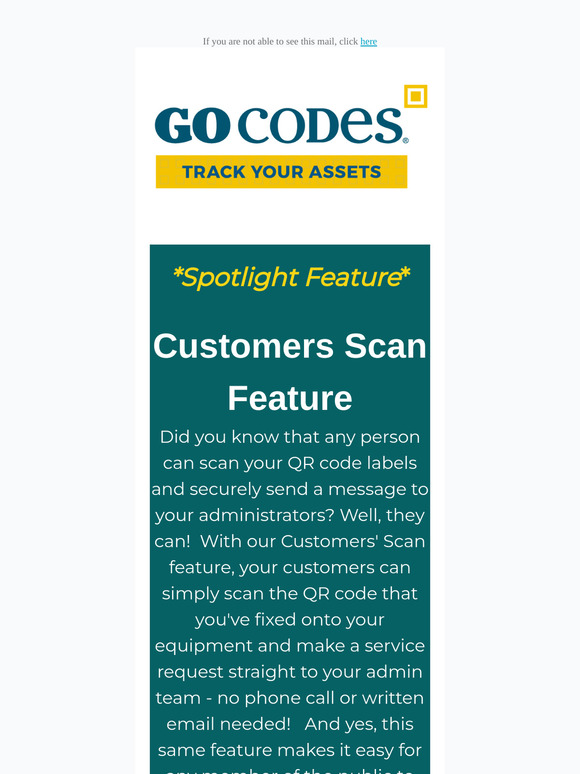 GoCodes Newsletter - Go Green with GoCodes this Spring!