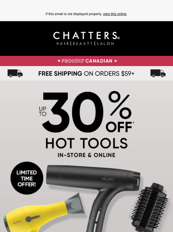 💌 Up to 30% on Hair Tools Inside!