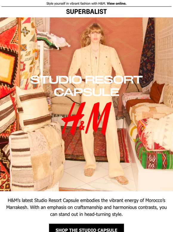 Match the vibe of serene dessert wonders | H&M STUDIO