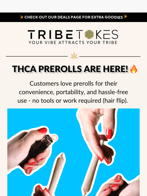 THCa Prerolls Are Here! 🔥 Exclusive Email Drop
