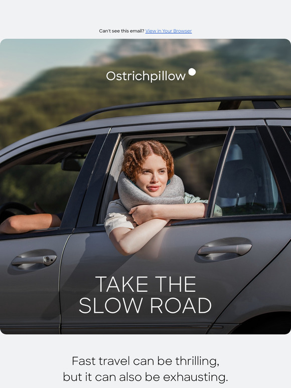 Travel slow, come home calm