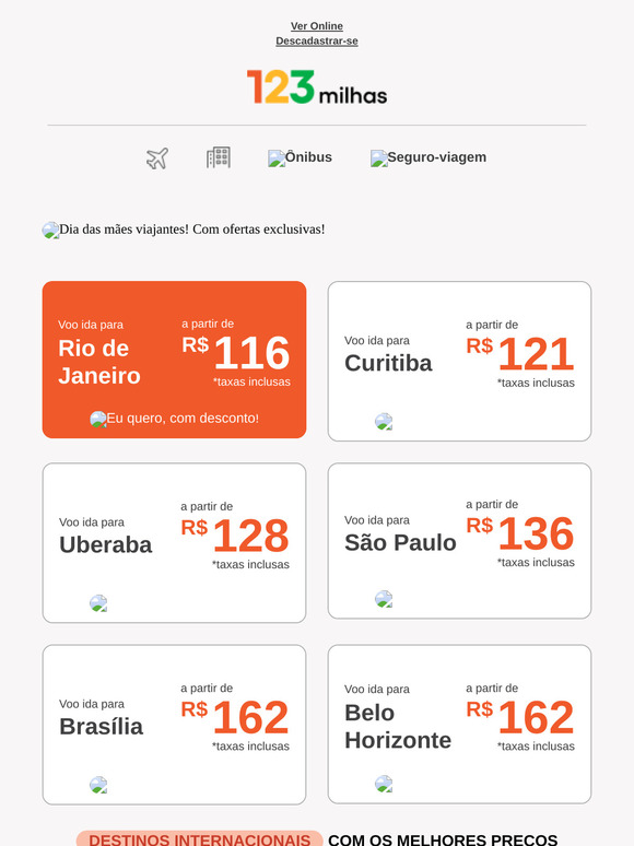 Ofertas de Dia das Mães com até 50% OFF por tempo limitado! 🌸