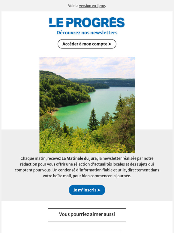 Un résumé de l'actualité de votre région !