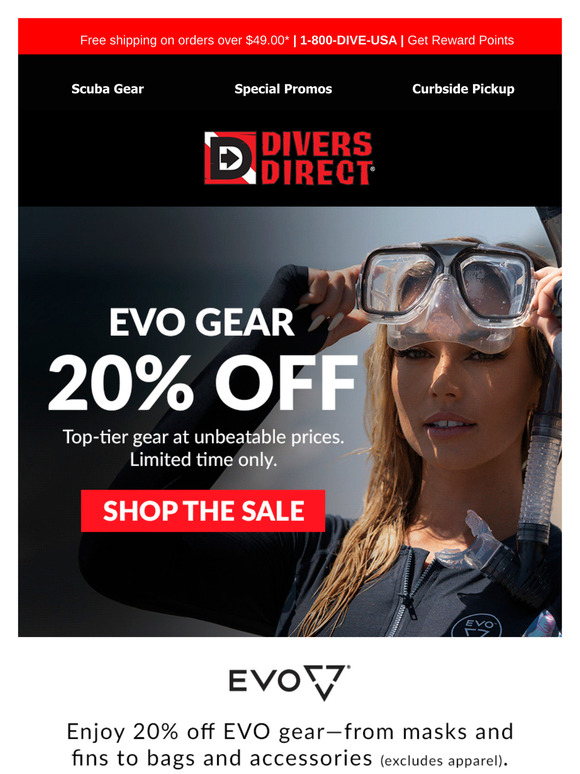 Spring Savings: 20% Off EVO Gear! 🤩