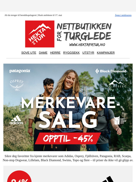 MERKEVARESALG - kjente brands til rå priser!