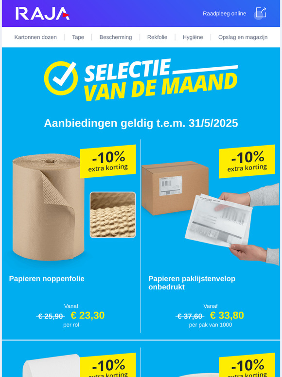 Heeft u onze nieuwste promoties al gespot?